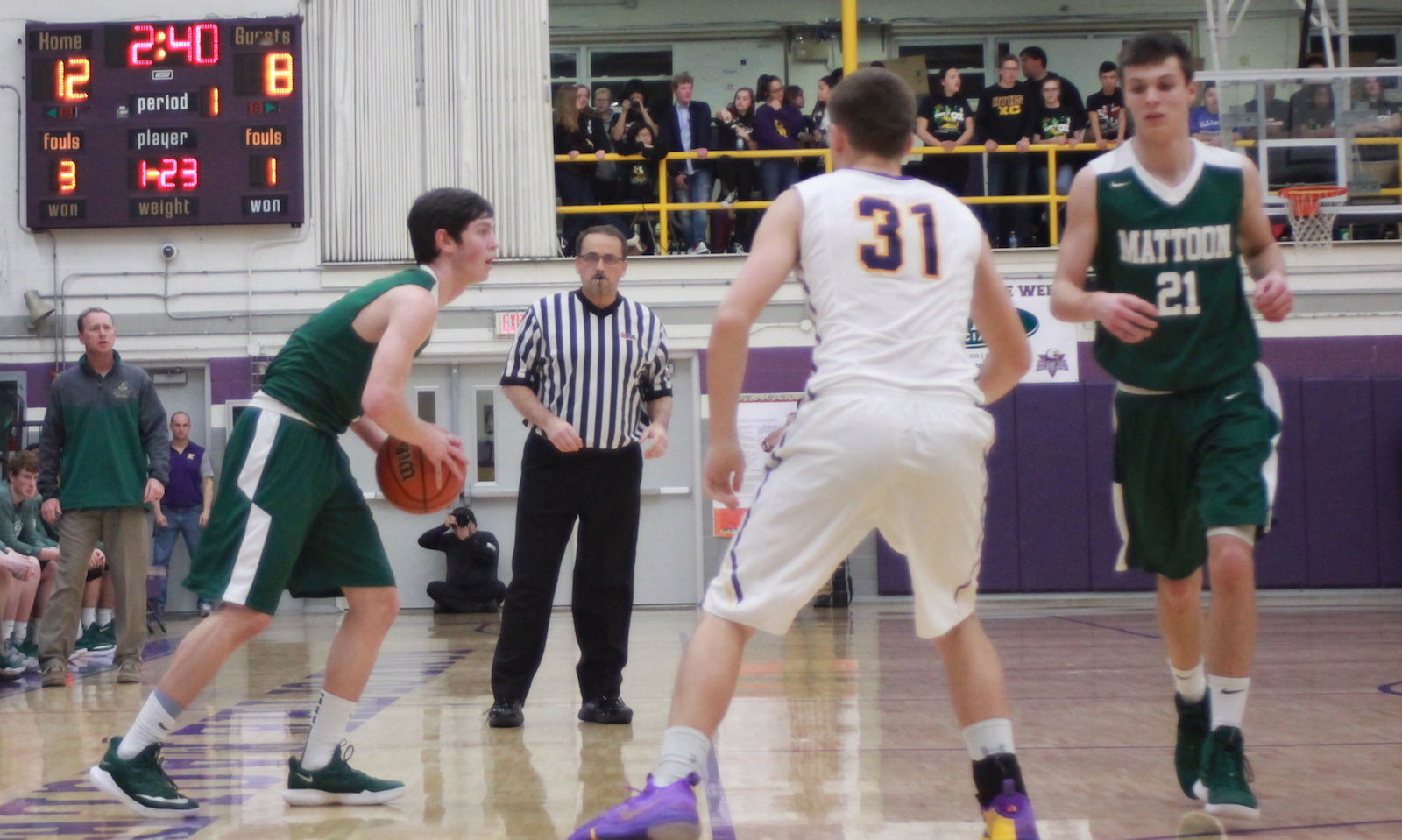 Mattoon boys basketball 01/11/19